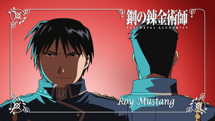 Roy Mustang from Fullmetal Alchemist