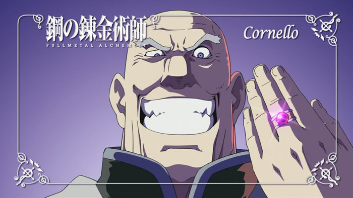Cornello from Fullmetal Alchemist