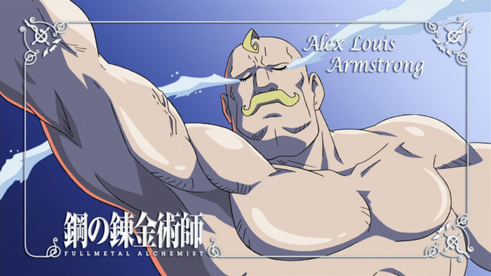 Alex Louis Armstrong from Fullmetal Alchemist