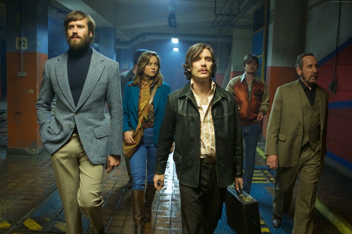 Cillian Murphy, Brie Larson, Sam Riley in a crime film
