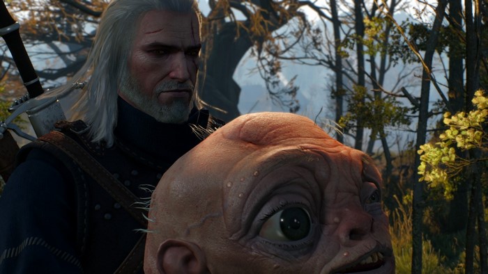Geralt of Rivia from The Witcher 3: Wild Hunt with Uma