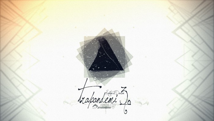 Trap Nation album cover with triangle and text