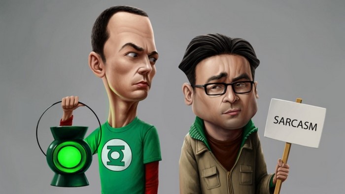 Sheldon and Leonard from The Big Bang Theory