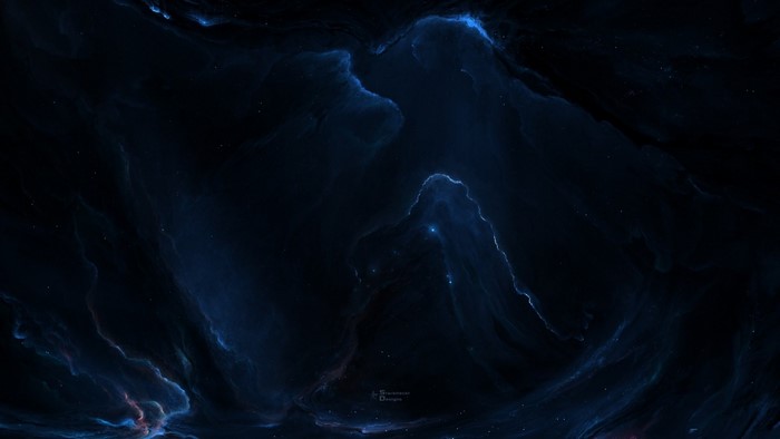 Space art nebula by Starkiteckt