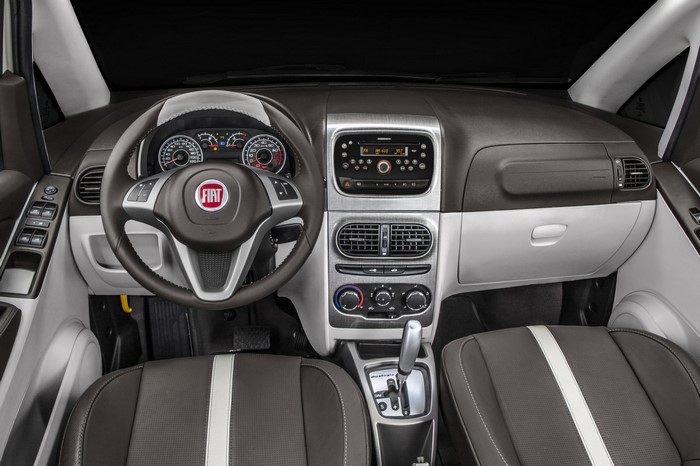 FIAT car interior dashboard and seats