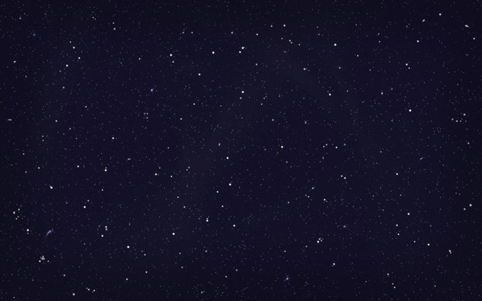 Night sky filled with stars