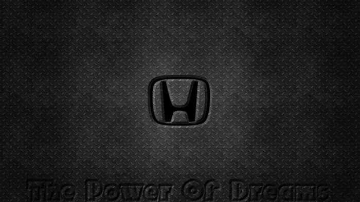 Honda logo with "The Power Of Dreams" text