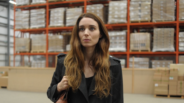 Rooney Mara in a warehouse