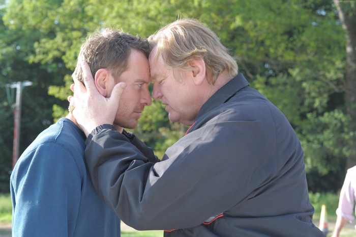 Brendan Gleeson and Michael Fassbender in Trespass Against Us
