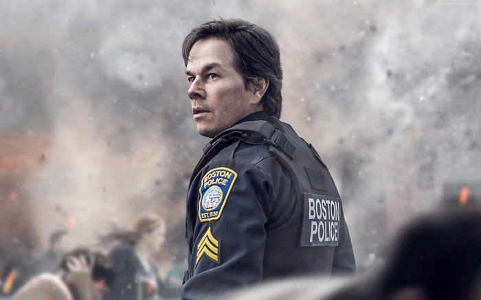 Mark Wahlberg as Boston Police Officer in Patriots Day
