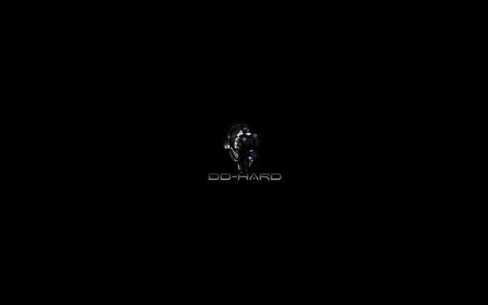 DD-HARD logo with futuristic design