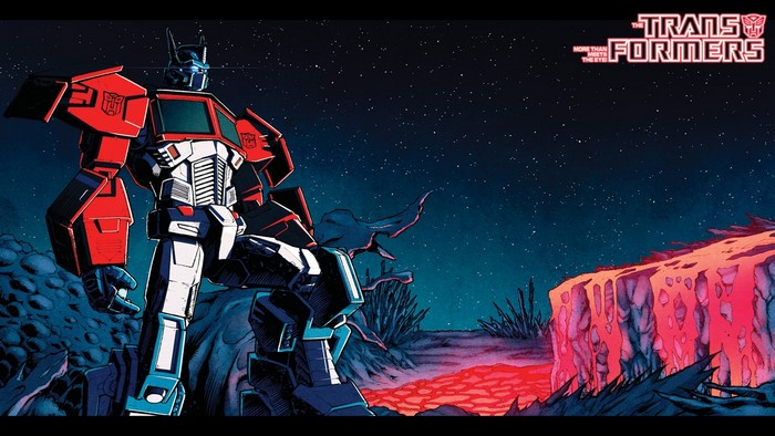 Optimus Prime from Transformers comic book illustration