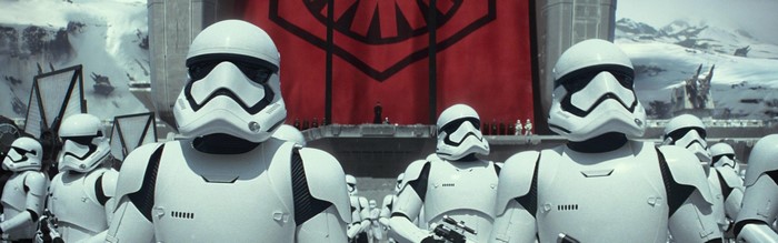 First Order Stormtroopers on a snowy planet