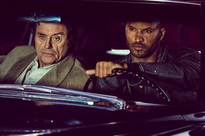 Shadow Moon and Mr. Wednesday from American Gods