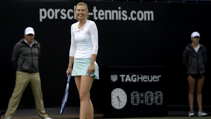 Maria Sharapova at Porsche Tennis Grand Prix