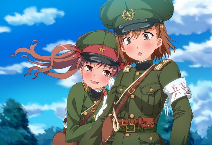 Misaka Mikoto and Shirai Kuroko from To Aru Majutsu no Index
