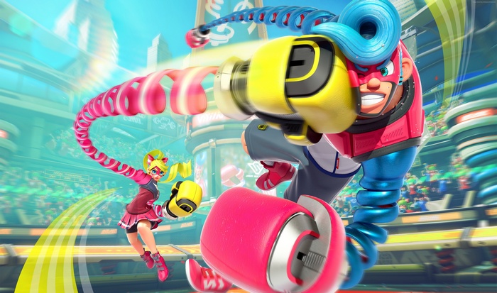 Min Min and Spring Man from Arms fighting