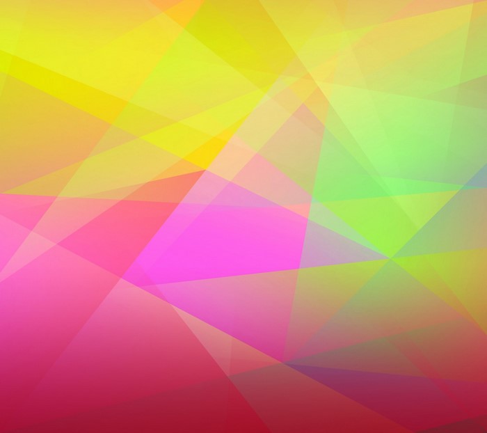 Abstract geometric pattern with pink and yellow gradient