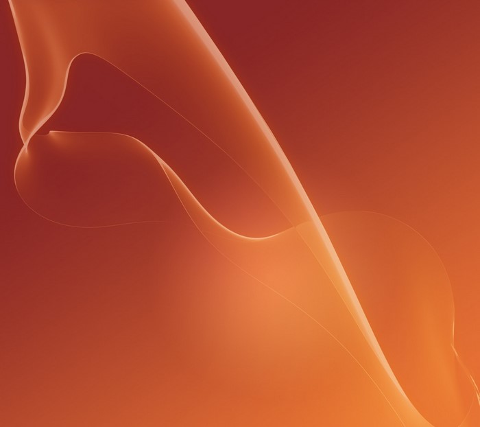 Abstract orange waves and lines