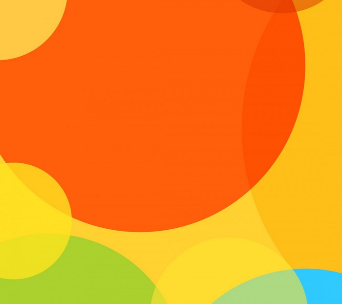 Abstract colorful circles illustration