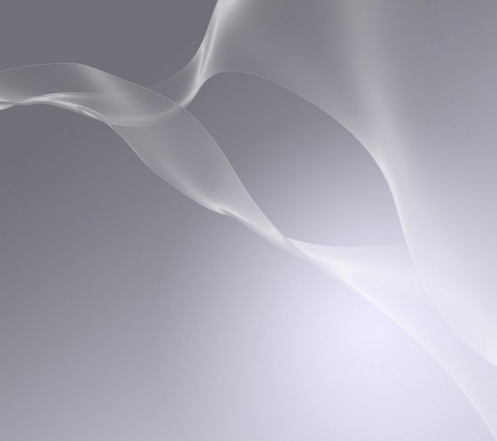 Abstract white flowing lines on a gray background