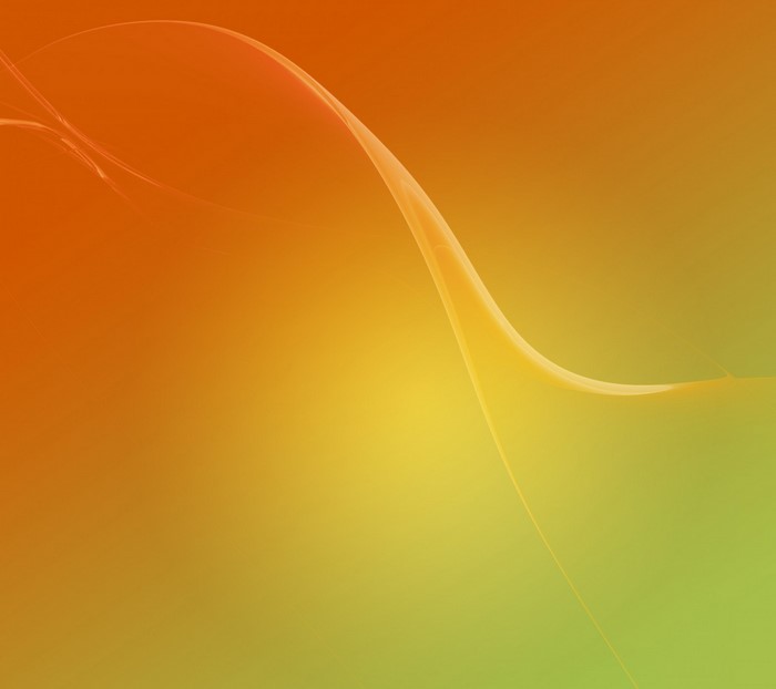 Abstract orange and yellow gradient with flowing lines