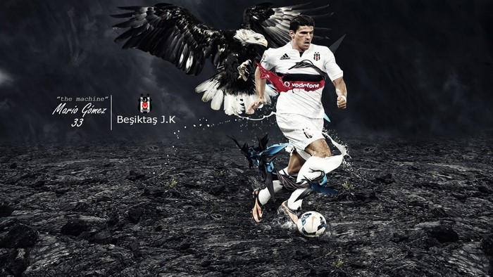 Mario Gomez for Besiktas J.K. with an eagle