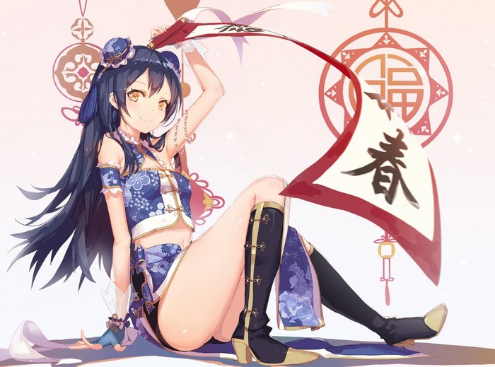 Sonoda Umi from Love Live in Chinese Dress