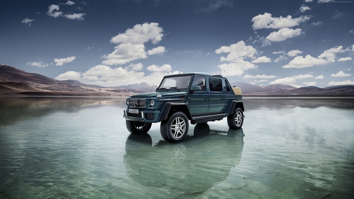 Mercedes-Maybach G 650 Landaulet SUV on water