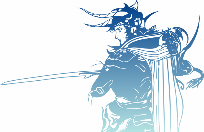 Warrior with sword from Final Fantasy