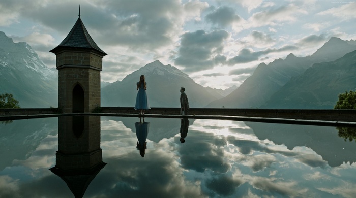 Mia Goth and Dane DeHaan in A Cure for Wellness