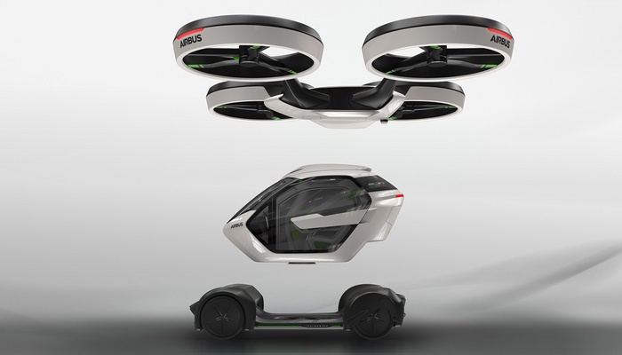 Airbus Pop.Up concept vehicle components