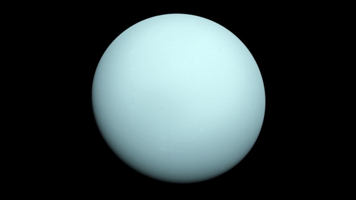 Uranus planet in space