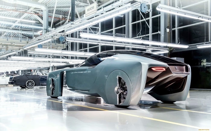 Rolls-Royce Vision Next 100 Concept Car in Factory