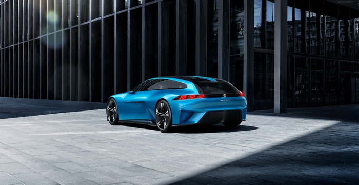 Peugeot Instinct concept car at Geneva Auto Show 2017