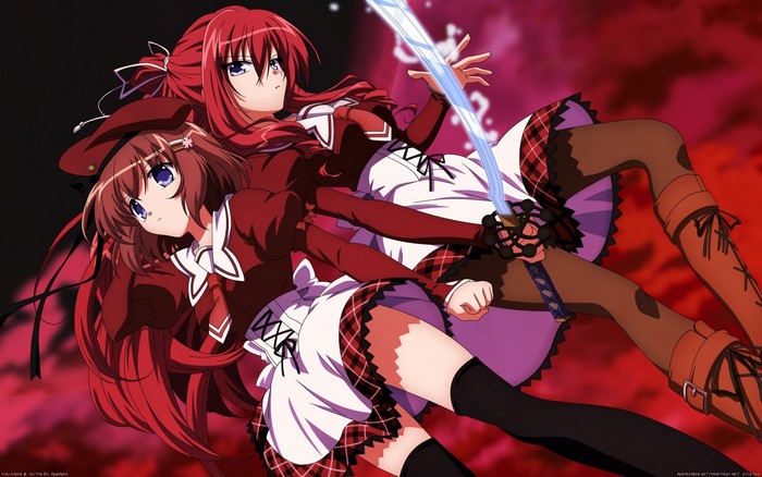 Kusakabe Misuzu and Minase Yuka from 11 Eyes