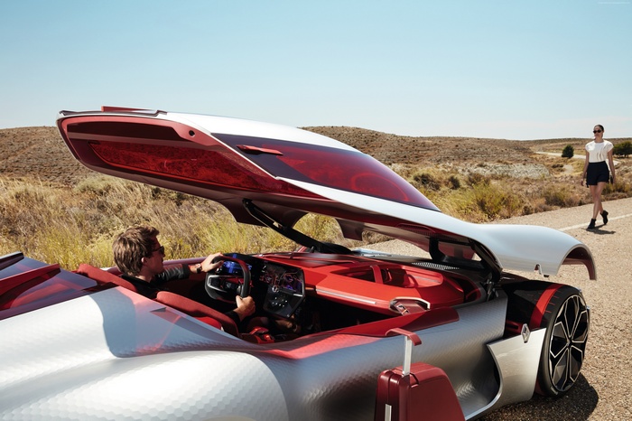 Renault Trezor concept car with open doors