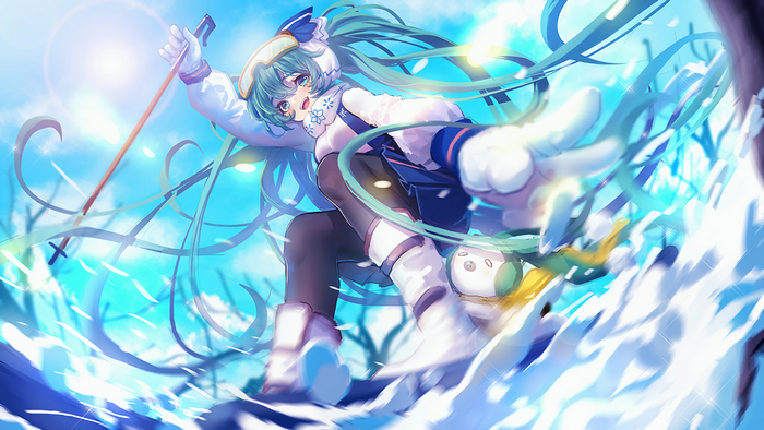 Snow Miku 2016 Winter Adventure Illustration