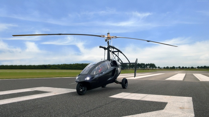 PAL-V ONE flying car on a runway