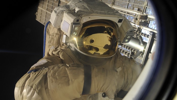 Astronaut on the International Space Station