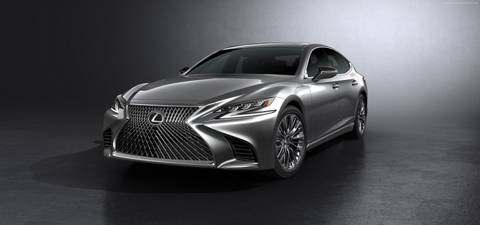 Lexus LS sedan from the front