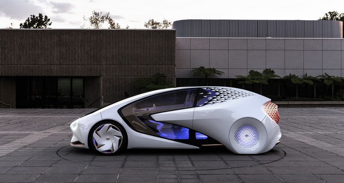 Toyota Concept-i electric car at CES 2017