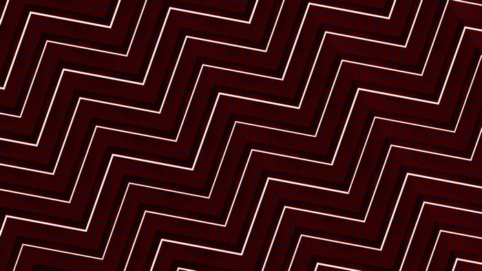 Dark red and white zigzag pattern