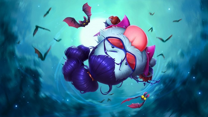 Vayne from League of Legends with bats