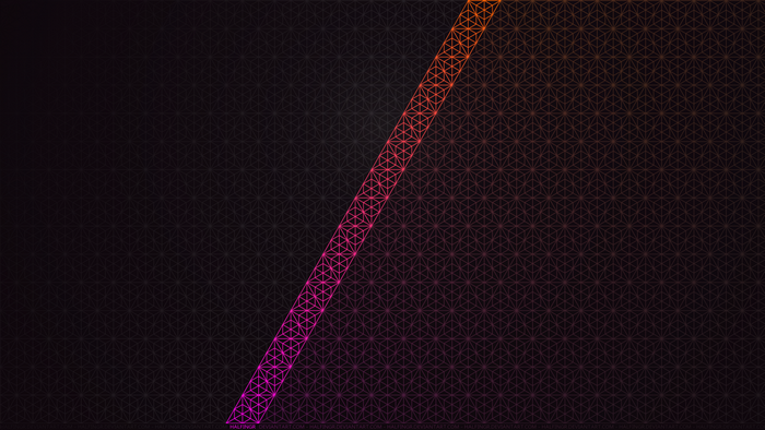 Geometric pattern with pink and orange gradient