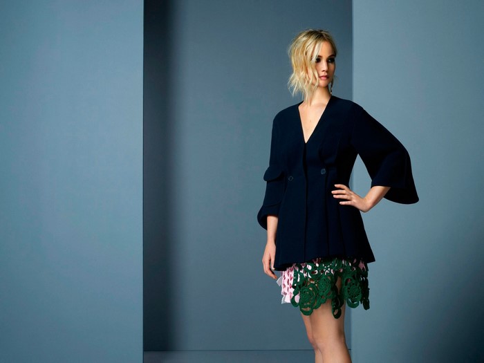 Jennifer Lawrence in a fashion photoshoot