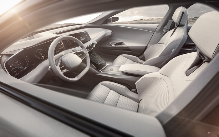 Lucid Air electric car interior
