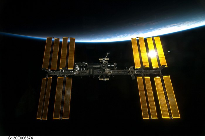 International Space Station orbiting Earth