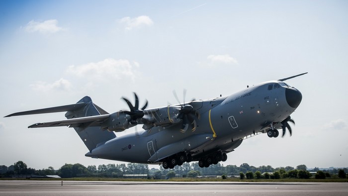 Royal Air Force Airbus A400M Atlas taking off