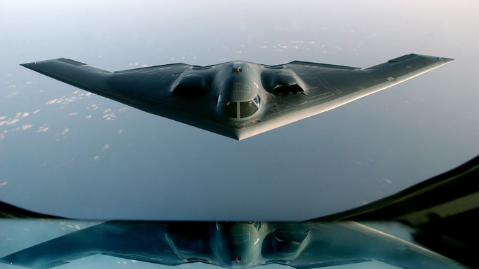 Northrop Grumman B-2 Spirit Stealth Bomber in Flight